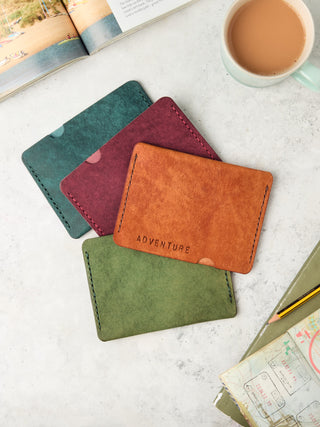 Handmade Italian Pueblo Leather Passport Cover.