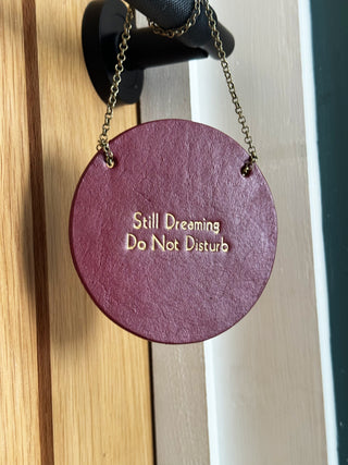 Leather Door Hanger Labels