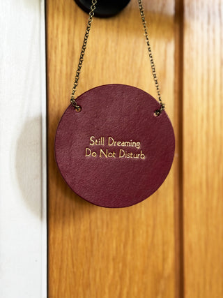 Leather Door Hanger Labels