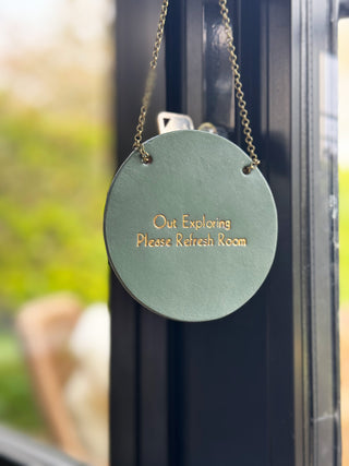 Leather Door Hanger Labels