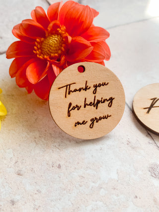 Wooden Token For Teachers