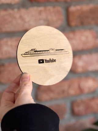 Wooden Bespoke Coaster - Perfect for Events