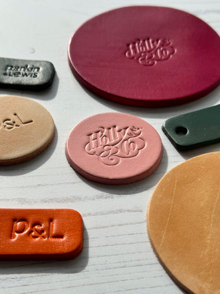 Debossed Logo on a Coaster