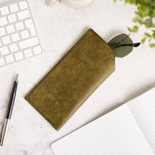 Handmade Leather Glasses Case.