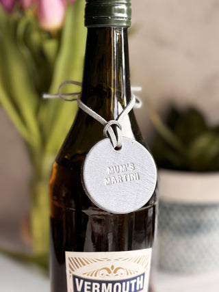 Mother's Day Personalised Leather Bottle Tag