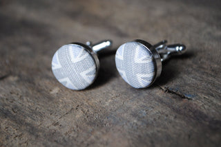 Shades Of Grey Union Jack Cufflinks
