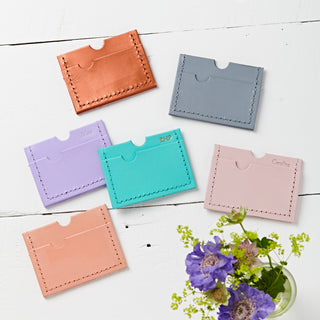 Leather Passport and Card Holder Set