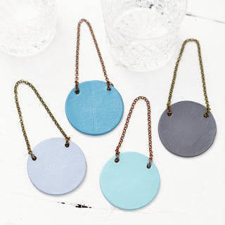 Personalised Valentines Leather Bottle Tag