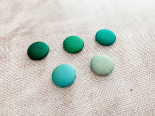 Pure Silk Covered Cufflinks