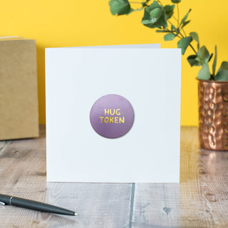 Hug token card