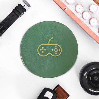 Get this retro gaming symbol on a coaster for the gamer in your life