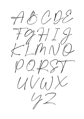 Third Anniversary Leather Coaster with Personalised Initials in a script font