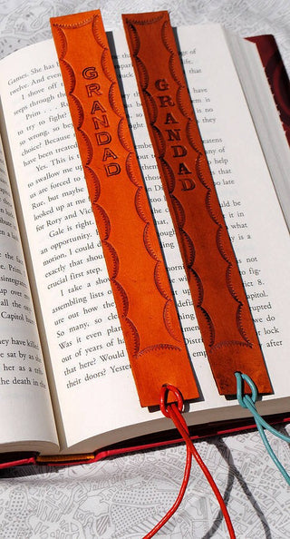 Scalloped Personalised Bookmark - gifts for bookworms - handmade personalized bookmark