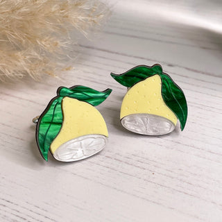 Lemon Cufflinks by Bright Smoke