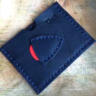 Personalised midnight blue plectrum holder