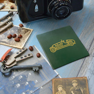 The perfect gift for vintage car enthusiasts. Simple and classic.