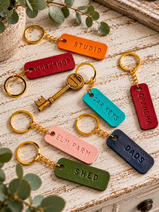 Mother's Day Leather key fob.