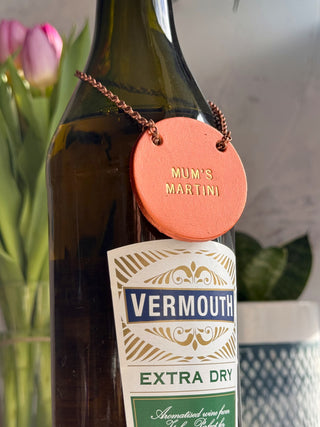 Mother's Day Personalised Leather Bottle Tag