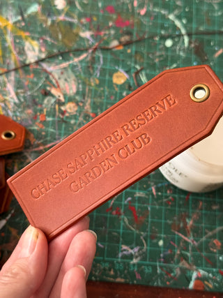 Personalised Bespoke Leather Corporate Sample