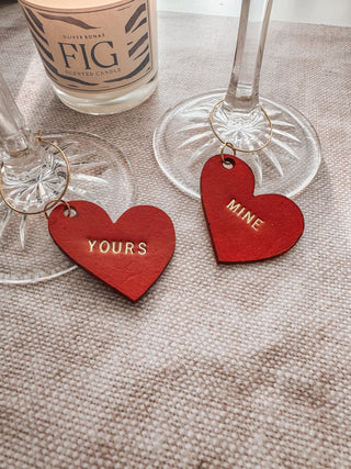 Valentines Day Wine Glass Charms