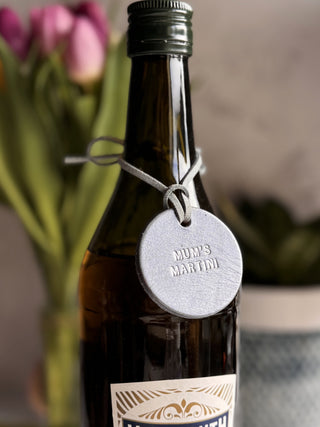 Mother's Day Personalised Leather Bottle Tag