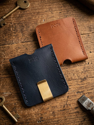 Simple Personalised Handmade Leather Wallet