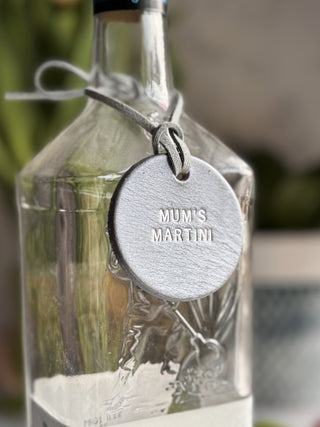 Mother's Day Personalised Leather Bottle Tag