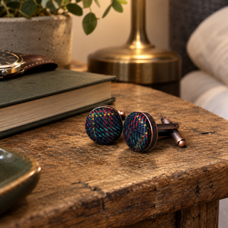 Vintage Woollen Cufflinks