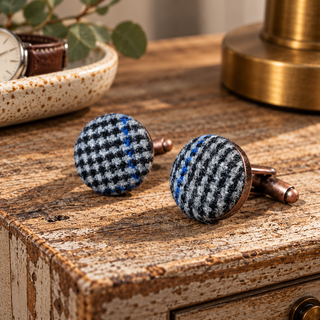 Vintage Woollen Cufflinks
