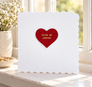 Personalised Leather Valentine's Day Card