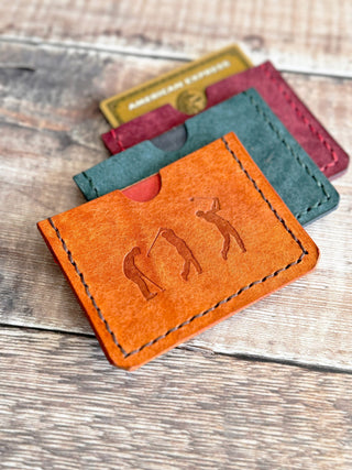 Golf Leather Card Holder Wallet, Perfect Gift For Golfers