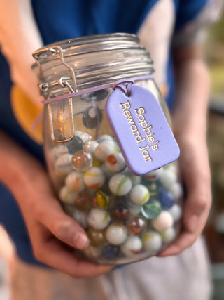 purple reward jar label gifts for kids