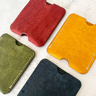 Luxury Colourful Leather Card Holder