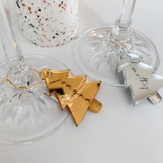 Star personalised glass charm