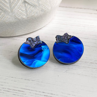 Blueberry Earring Studs by Bright Smoke