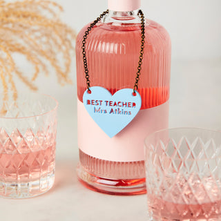 Gifts for Teachers. Thank You Bottle Tag, End of Term gift