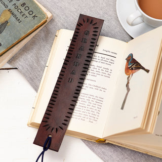 Scalloped Personalised Bookmark - gifts for bookworms - handmade personalized bookmark