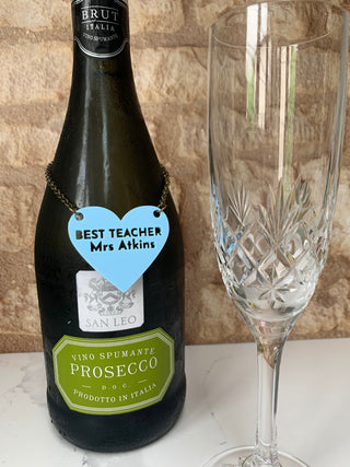 Gifts for Teachers. Thank You Bottle Tag, End of Term gift